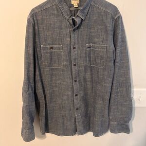G.H. Bass & Co. Casual Blue Button Down Shirt